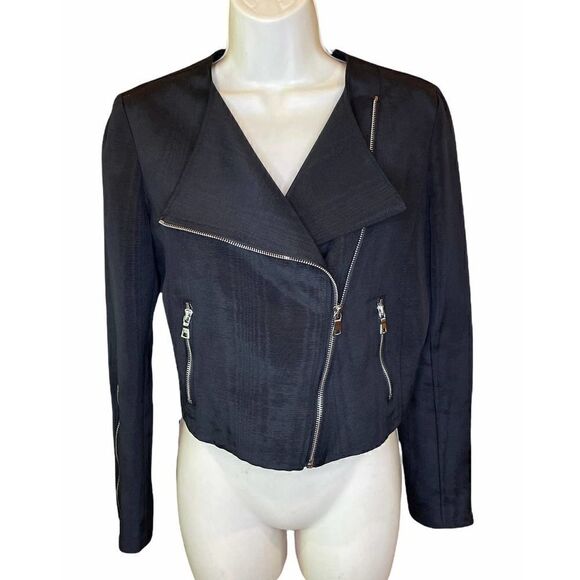 J'amy Tarr Jet Black Motto Jacket XS - Picture 1 of 5